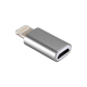 Adapter Lightning muski na Micro zenski sivi - 617540