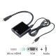 Adapter Micro HDMI na VGA Z + audio JWD-HDMI1 - 83480