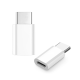 Adapter OTG micro USB na Type C beli - 95402