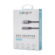 Adapter Pluginn AUX Z na Lightning 0.25m crni - 221111-1