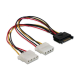 Adapter power SATA na 2x MOLEX - 207969-1