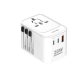 Adapter strujni travel LDNIO Z9 UK/EU/US/AU 1xUSB + 2xUSB-C ports 20W beli - 618980