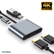 Adapter Terabyte Type C na HDMIx2 PD USB3.0 4 u 1 - 220868-1
