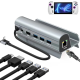 Adapter Type C JWD-TC58 na LAN, PD, HDMI, 3x USB 3.0 6 u 1 sivi - 223262