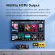 Adapter Type C JWD-TC58 na LAN, PD, HDMI, 3x USB 3.0 6 u 1 sivi - 223262