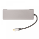 Adapter Type C na HDMI, Type C, PD, USB 3.0, USB 2.0, SD card, TF i M.2 NVMe 8 u 1 20cm kabl - 213525