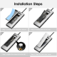 Adapter Type C na HDMI, Type C, PD, USB 3.0, USB 2.0, SD card, TF i M.2 NVMe 8 u 1 20cm kabl - 213525