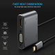 Adapter Type C na HDMI VGA PD USB3.0 4 u 1 sivi - 208955-1