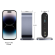 Adapter Type C na LAN Gb, SD card, TF, PD, Type C, 4xUSB 3.0, Audio, HDMI i VGA 12 u 1 sa postoljem - 207960