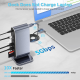 Adapter Type C na LAN Gb, SD card, TF, PD, Type C, 4xUSB 3.0, Audio, HDMI i VGA 12 u 1 sa postoljem - 207960