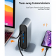 Adapter Type C na LAN Gb, SD card, TF, PD, Type C, 4xUSB 3.0, Audio, HDMI i VGA 12 u 1 sa postoljem - 207960