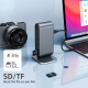 Adapter Type C na LAN Gb, SD card, TF, PD, Type C, 4xUSB 3.0, Audio, HDMI i VGA 12 u 1 sa postoljem - 207960