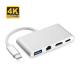 Adapter Type C na RJ45 (LAN) HDMI USB 3.0 4u1 JWD-TC08 - 88945-1