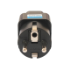 Adapter UK na EU JWD-UKonEU shuko sa uzemljenjem crni - 210784
