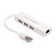 Adapter USB 2.0 na RJ45 i USB HUB 3 porta 2u1 JWD-U25 - 801674