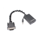 Adapter VGA M na HDMI Z (audio+power) 25cm - 65614