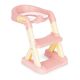ECO TOYS Adapter za WC šolju za decu sa stepenikom, roze - HA-P23S PINK