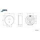 JOFEL Dispenzer mini-džambo rolne, siva - AE57300