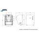 JOFEL Dispenzer za ubrus Autocut, bela - AG56000