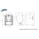 JOFEL Dispenzer za ubrus Autocut, crna mat - AG56600-MT