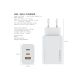 FULMOVA Zidni punjac GAN PD/65W/bela sa USB-C kablom - EP3139969