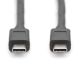 DIGITUS Kabl USB-C na USB-C 3.1 AK-300139-010-S, 1m, crna - AK-300139-010-S