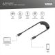 DIGITUS Spiralni kabl USB-C na USB-C 2.0 AK-300431-006-S, 32-100cm, crna - AK-300431-006-S