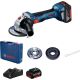 BOSCH Akumulatorska ugaona brusilica GWS 180-Li, 2x4.0Ah - 06019H9021