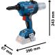 BOSCH Aku pištolj za pop nitne GRG 18V-16 C; 2 x GBA 18V 2,0 Ah + L-Boxx kofer 06019K5020 - 06019K5020