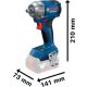 BOSCH Aku udarni odvrtač GDS 18V-350 2x4,0Ah + punjač u L-BOXX koferu 06019M5022 - 06019M5022