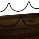 FIVE Polica za vino 31x31x31cm, braon - 173614