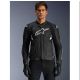 ALPINESTARS Dusk airflow kož jakna crn/bel - ALP310052512V