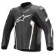ALPINESTARS Faster v2 kožna jakna crn/bel 56 - ALP310352112V56