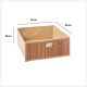 FIVE Korpa 31x15cm pp/bambus, braon - 155968A