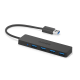 ANKER 4-Port Ultra Slim USB 3.0 Data Hub B2C Black - AM7801752