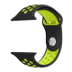 Narukvica za Apple Watch Sport Silicone Strap black green S/ M 38/ 40/ 41 mm - 042439