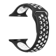 Narukvica za Apple Watch Sport Silicone Strap black white M/ L 42/ 44/ 45 mm - 046653-1