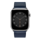Narukvica za Apple Watch Swift Leather dark blue 42/ 44/ 45/ 49 mm - 602577