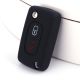 888 CAR ACCESSORIES Silikonska navlaka za ključeve crna Peugeot - APT1002.01.B