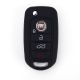 888 CAR ACCESSORIES Silikonska navlaka za ključeve crna Fiat - APT1006.06.B