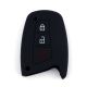 888 CAR ACCESSORIES Silikonska navlaka za ključeve crna Hyundai - APT1007.06.B