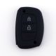 888 CAR ACCESSORIES Silikonska navlaka za ključeve crna Hyundai - APT1007.02.B