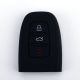 888 CAR ACCESSORIES Silikonska navlaka za ključeve crna Audi - APT1009.02.B