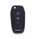888 CAR ACCESSORIES Silikonska navlaka za ključeve crna Ford - APT1011.07.B