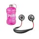 Set ventilator za vrat crveni & sportska flašica za vodu - EP3038651