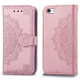 Maska za Samsung S10e/ G970 roze na preklop Arabesque flip - 036962