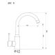 METALAC INKO Baterija za sudoperu Arc N grafit - T03801