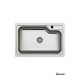 Laweo Inox podgradna sudopera AS91 68,5×45,5cm ø90 - 11628
