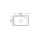 Laweo Inox podgradna sudopera AS91 68,5×45,5cm ø90 - 11628