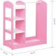 KINDER HOME Dečiji stalak za odeću sa ogledalom, roze - AT-DC-2108-P